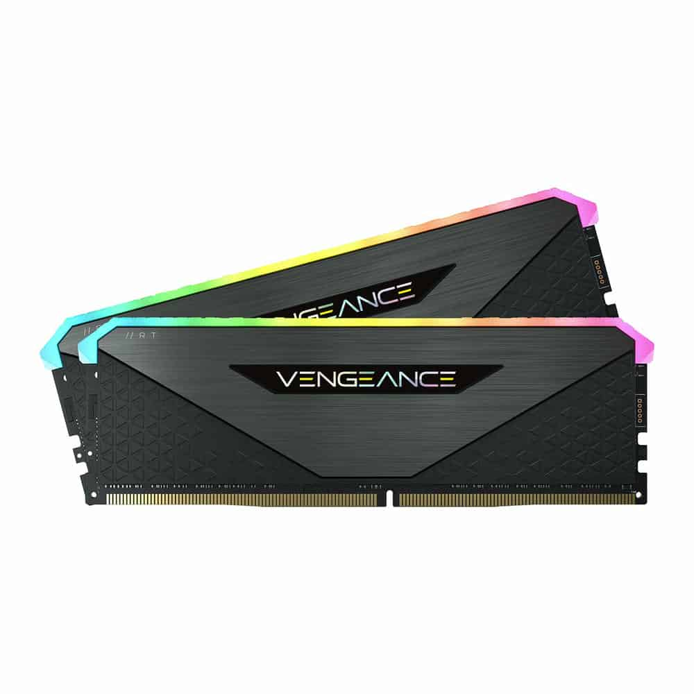 (image for) Corsair Vengeance RGB RT Gunmetal 16GB 3200MHz DDR4 Memory Kit